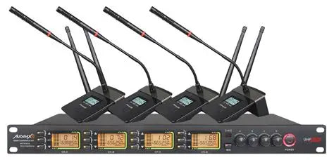 4-Microphones Audibax sans file de Conference orignal